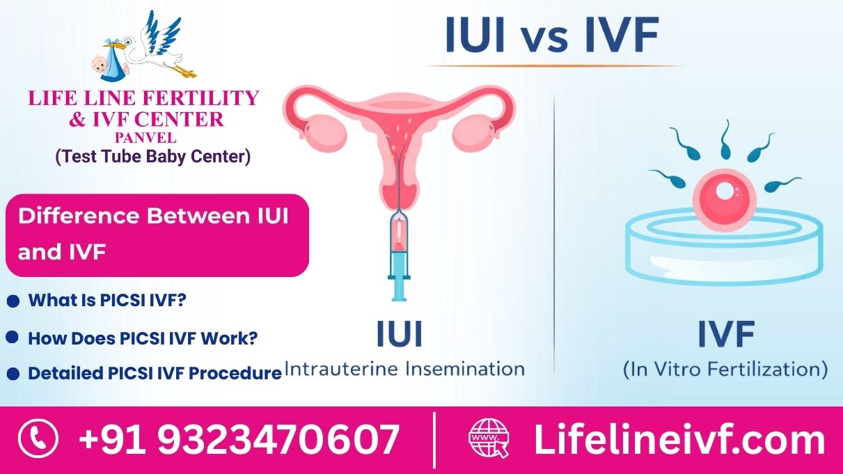 difference between iui and ivf​