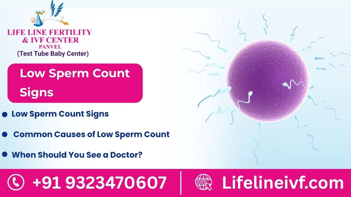 Low Sperm Count sign